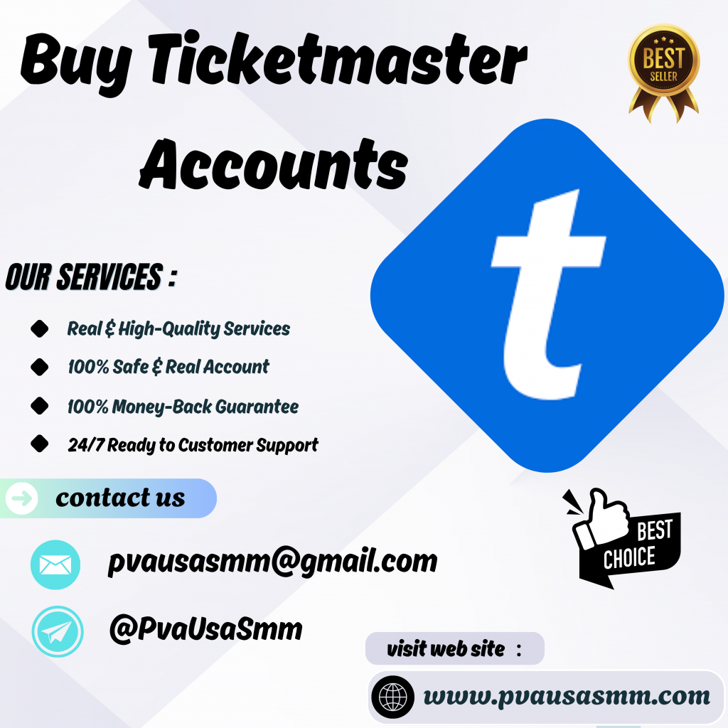 Buy Ticketmaster Accounts - PVAUSASMM