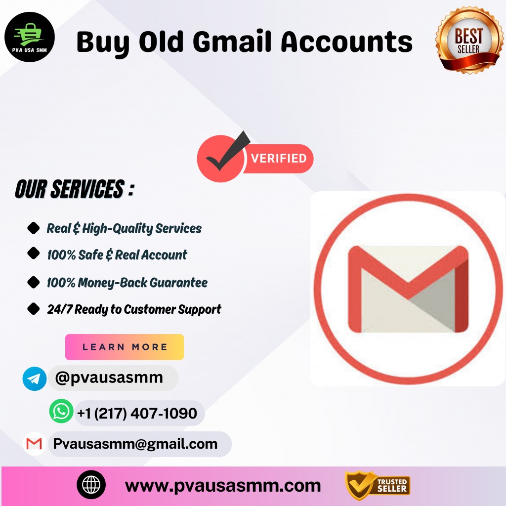 Buy Old Gmail Accounts - Verified & Ready to Go