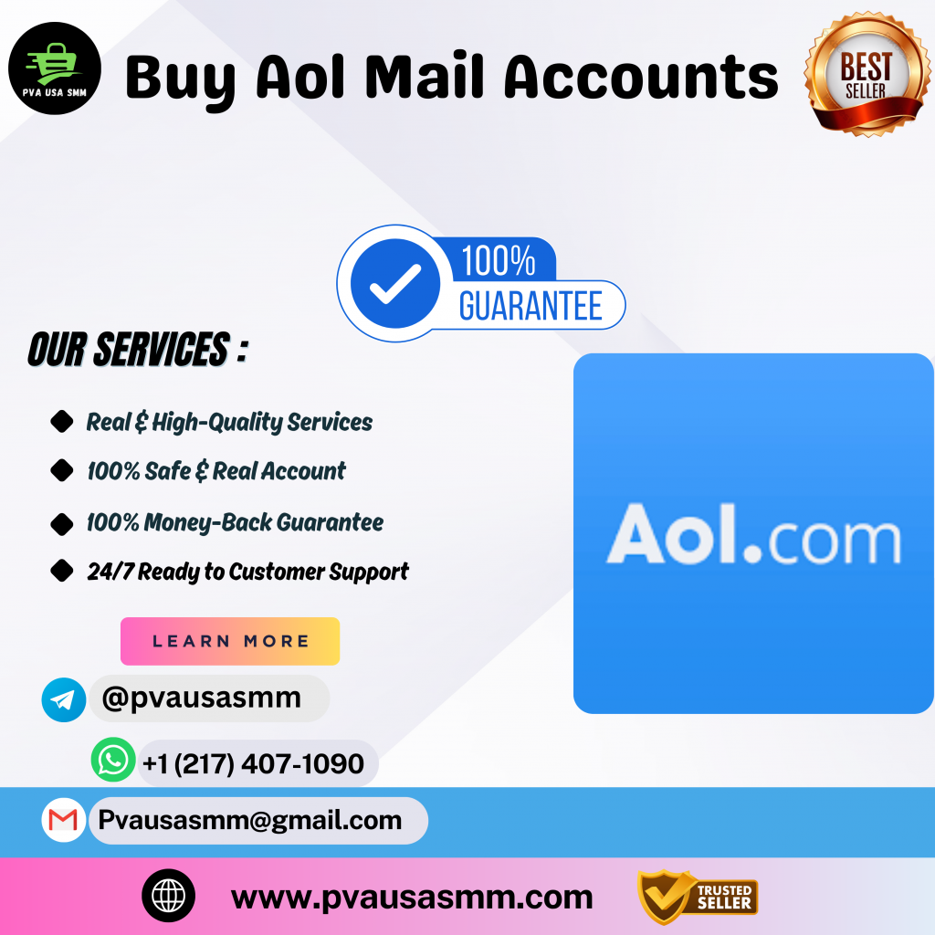 Buy Aol Mail Accounts - Trusted & Easy to Use