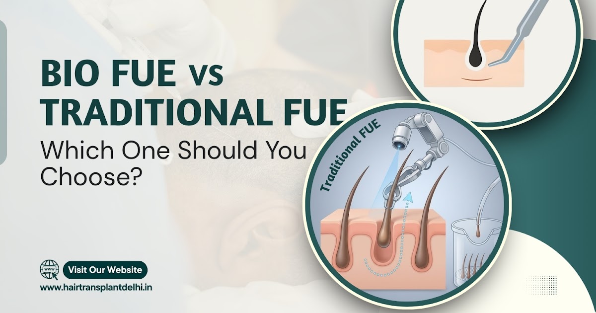 Bio FUE vs Traditional FUE: Which One Should You Choose?