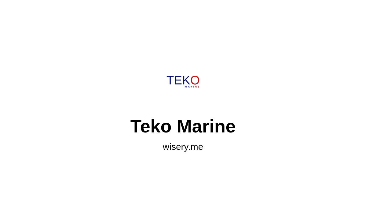 Teko Marine - Wisery