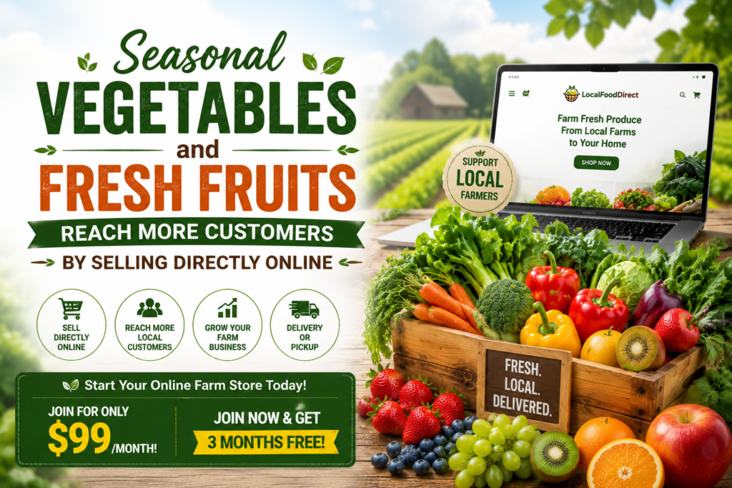 Seasonal Vegetables & Fresh Fruits | Sell Direct Online