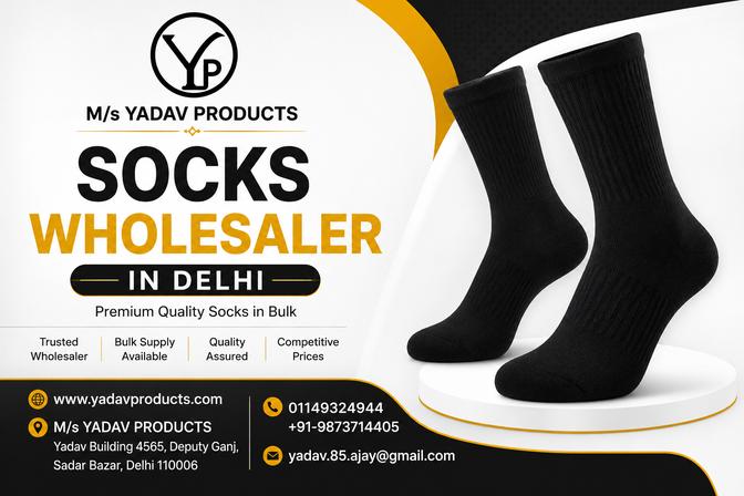 Socks Wholesaler in Delhi: Premium Socks for Retailers, Brands & Bulk Buyers | Articles | Yadav Products | Gan Jing World - Technology for Humanity | Video & Movie Streaming