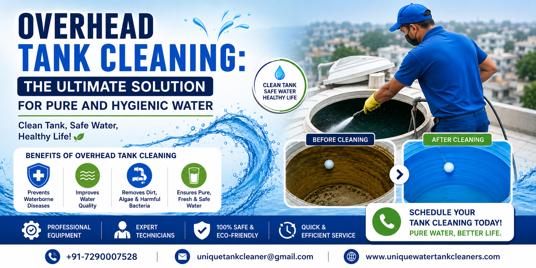 Overhead Tank Cleaning: The Ultimate Solution for Pure and Hygienic...